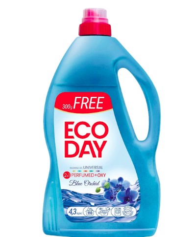 Гель для прання універсальний Oniks Eco Day Blue Orchid 4.3 л